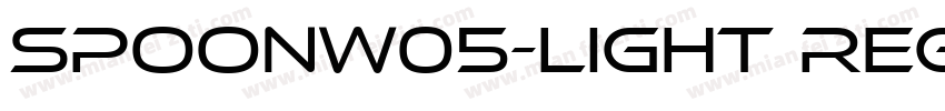 SpoonW05-Light Regul字体转换